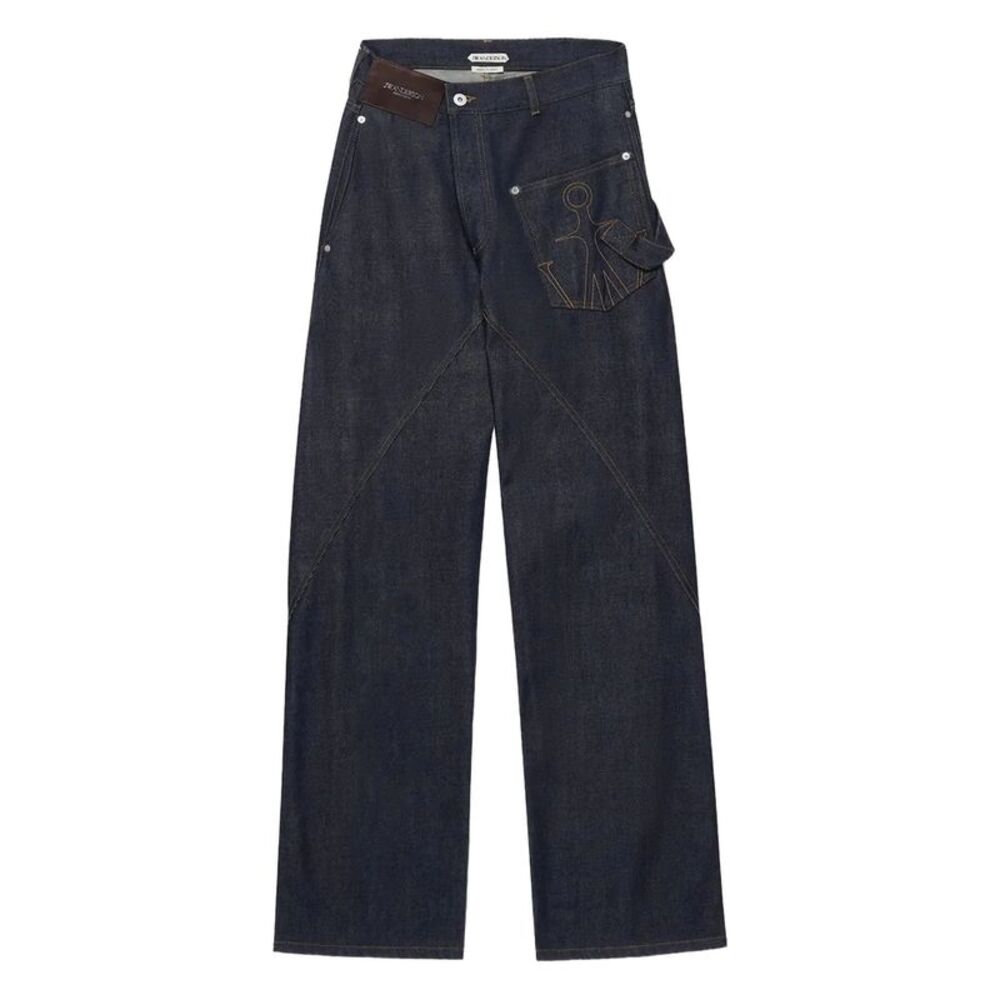 Jw Anderson Blue Trousers - Regular & Straight-Leg Trousers Men